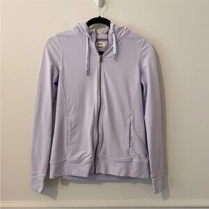 PACT XS Light Purple Zip-Up Hoodie